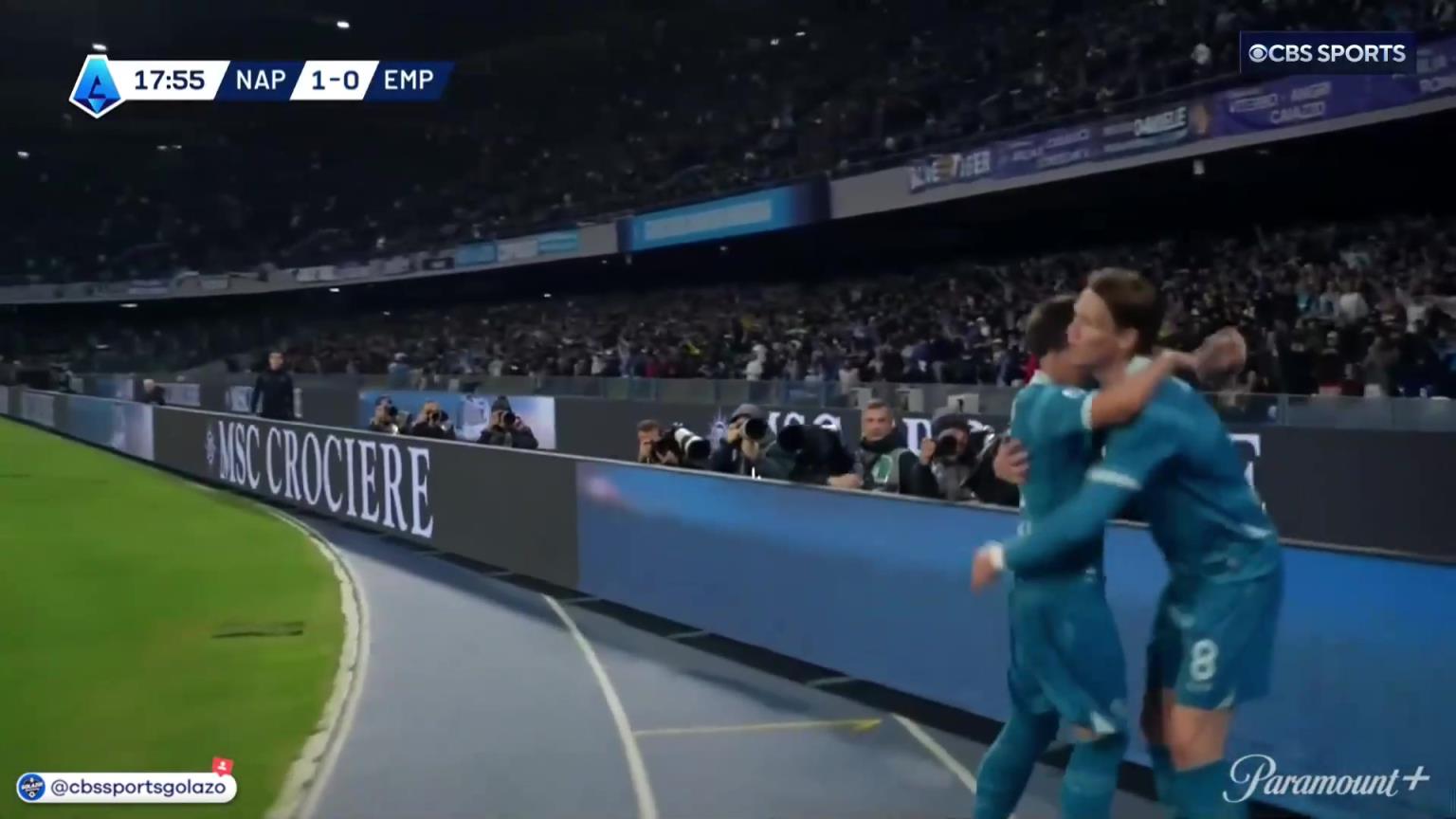 完美進(jìn)球！麥克托米奈中場(chǎng)帶球一條龍外圍勁射破門(mén)！