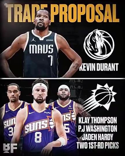 和歐文濃眉組三巨？美媒：獨行俠可用克萊+PJ+哈迪+倆首輪換KD-